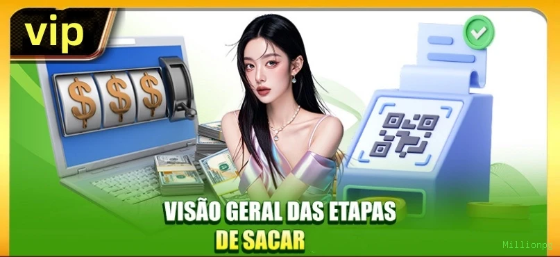 Imagem promocional da Millionpg mostrando a plataforma e suas vantagens
